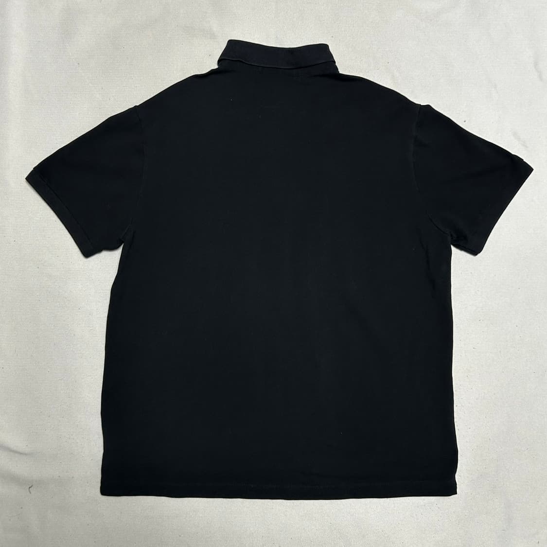 L 라코스테 블랙 카라 반팔티 상품이미지3