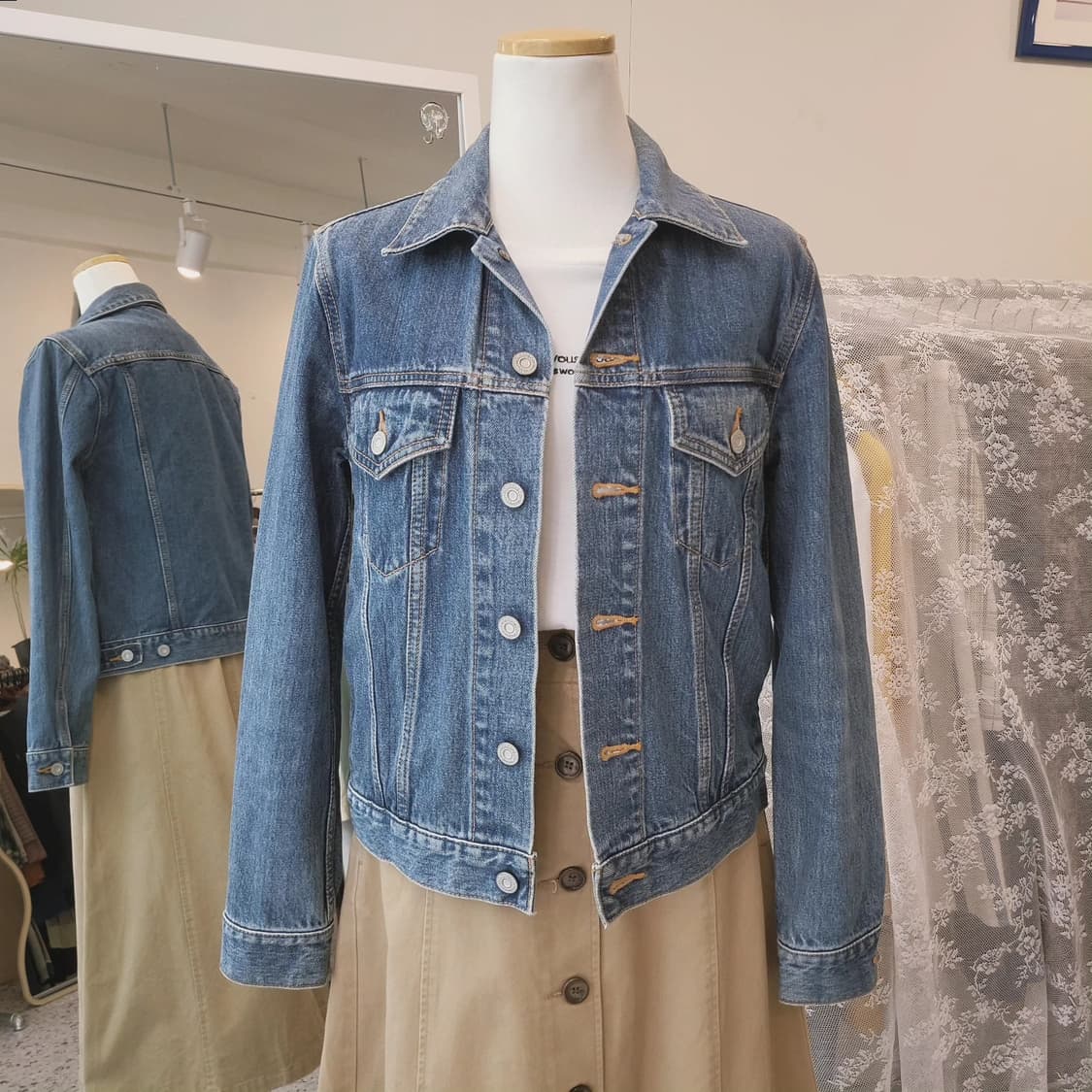 Moussy 중청 클래식 데님 자켓 상품이미지7