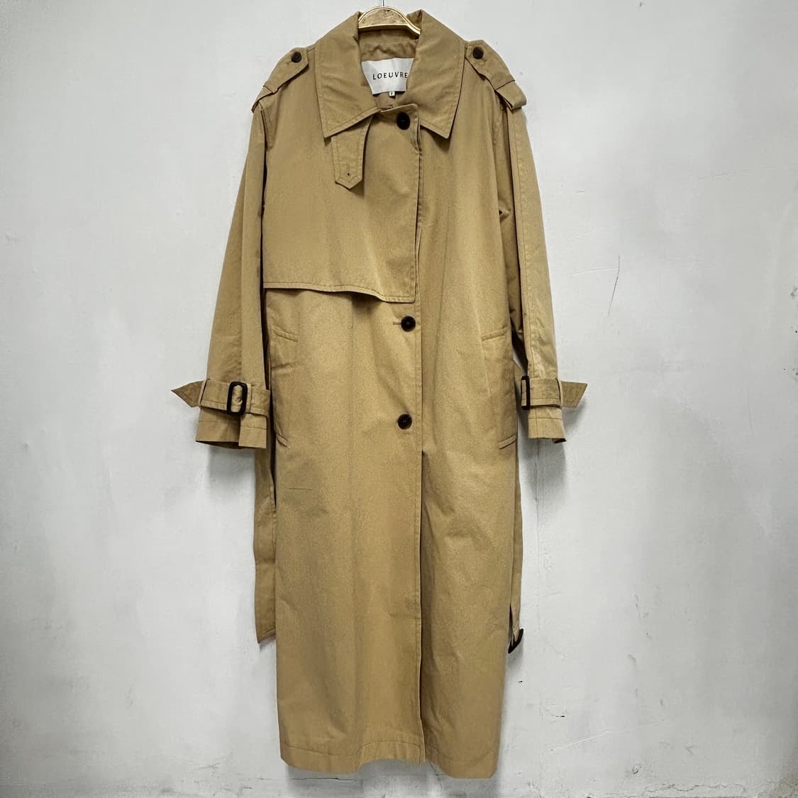 루에브르 베이지 트렌치코트 상품이미지2
