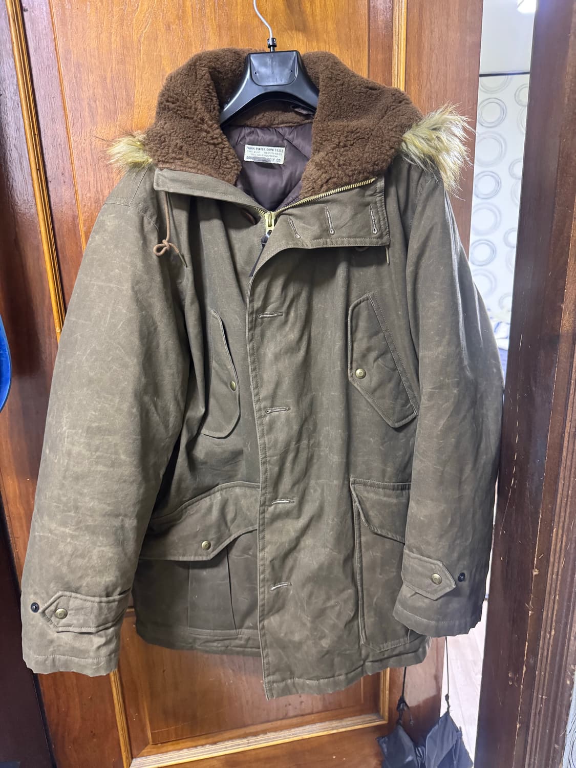 Rrl  오일클로스 파카 xl 상품이미지1