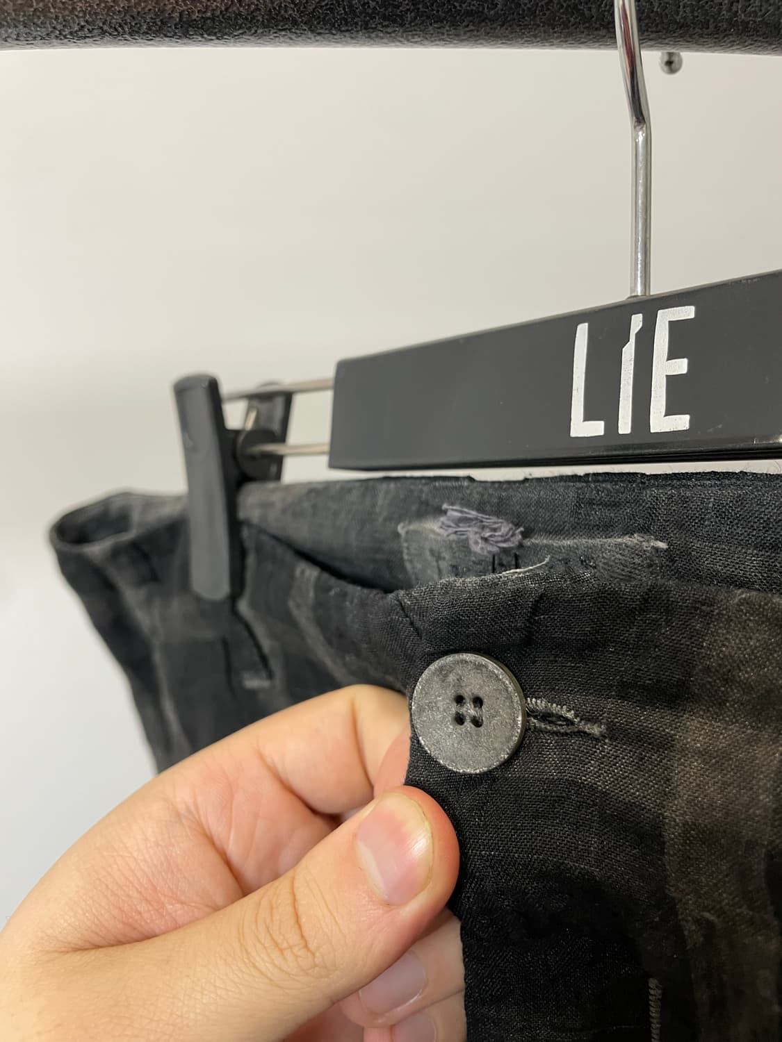 (M) Transit 트랜짓 린넨 체크 팬츠 상품이미지4