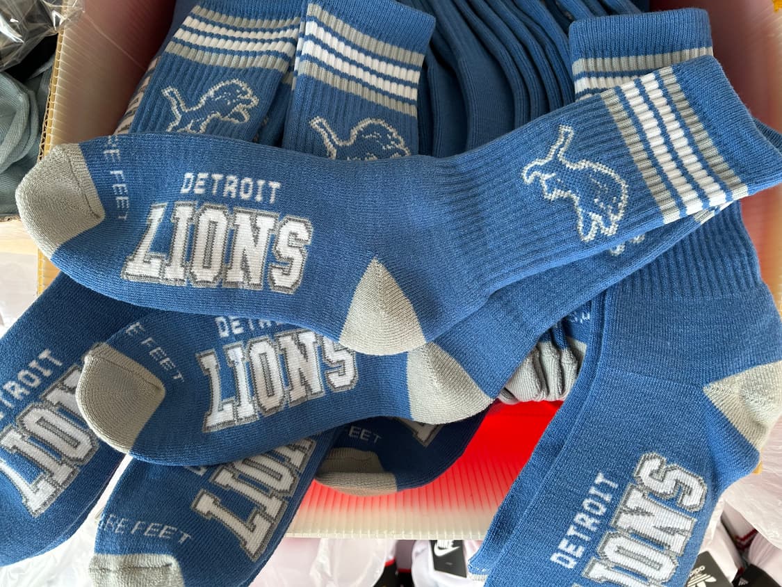 디트로이트 라이온스 NFL 양말 3족 상품이미지2