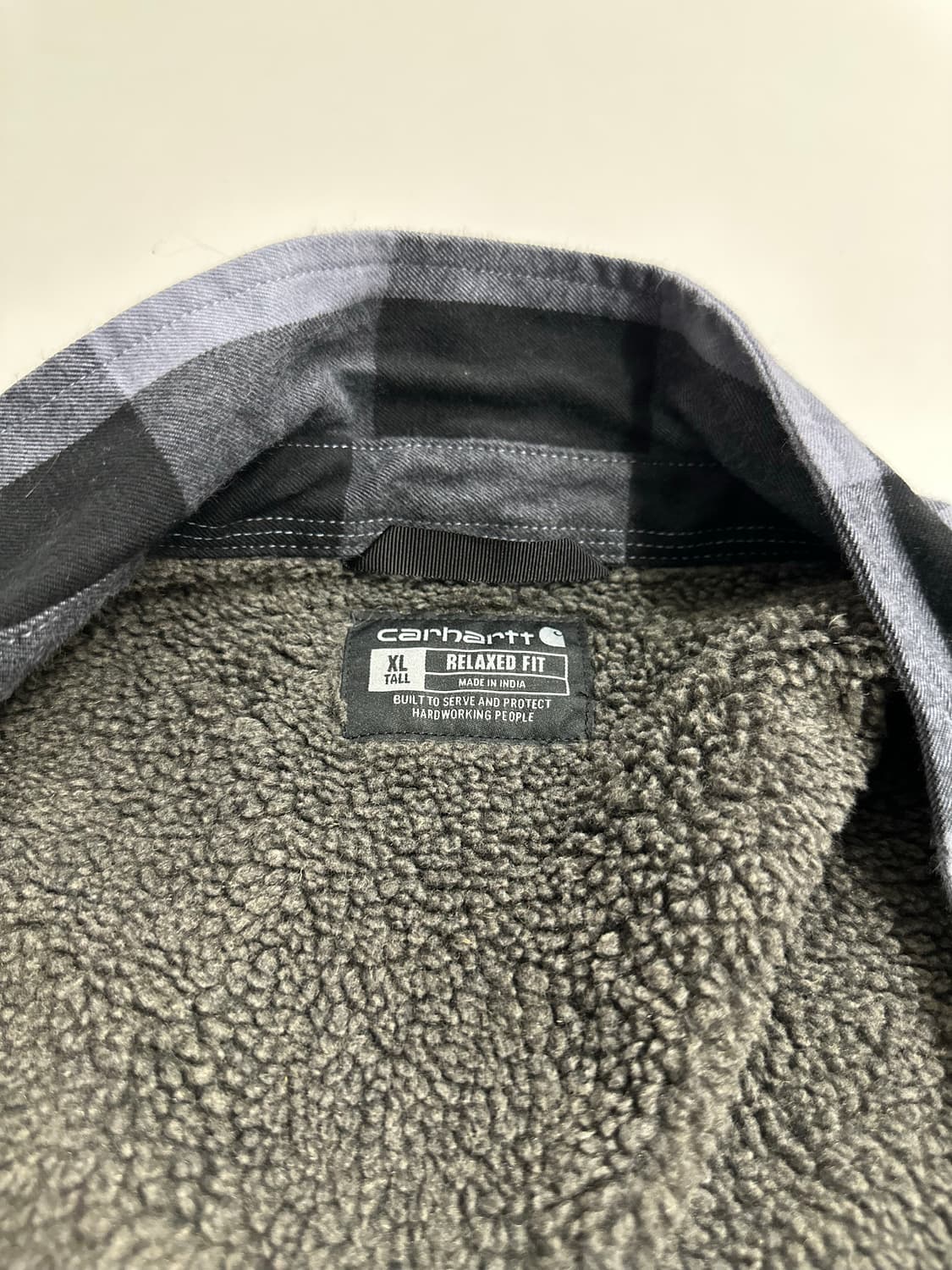 칼하트 퀼팅 체크 셔츠 XL 상품이미지4