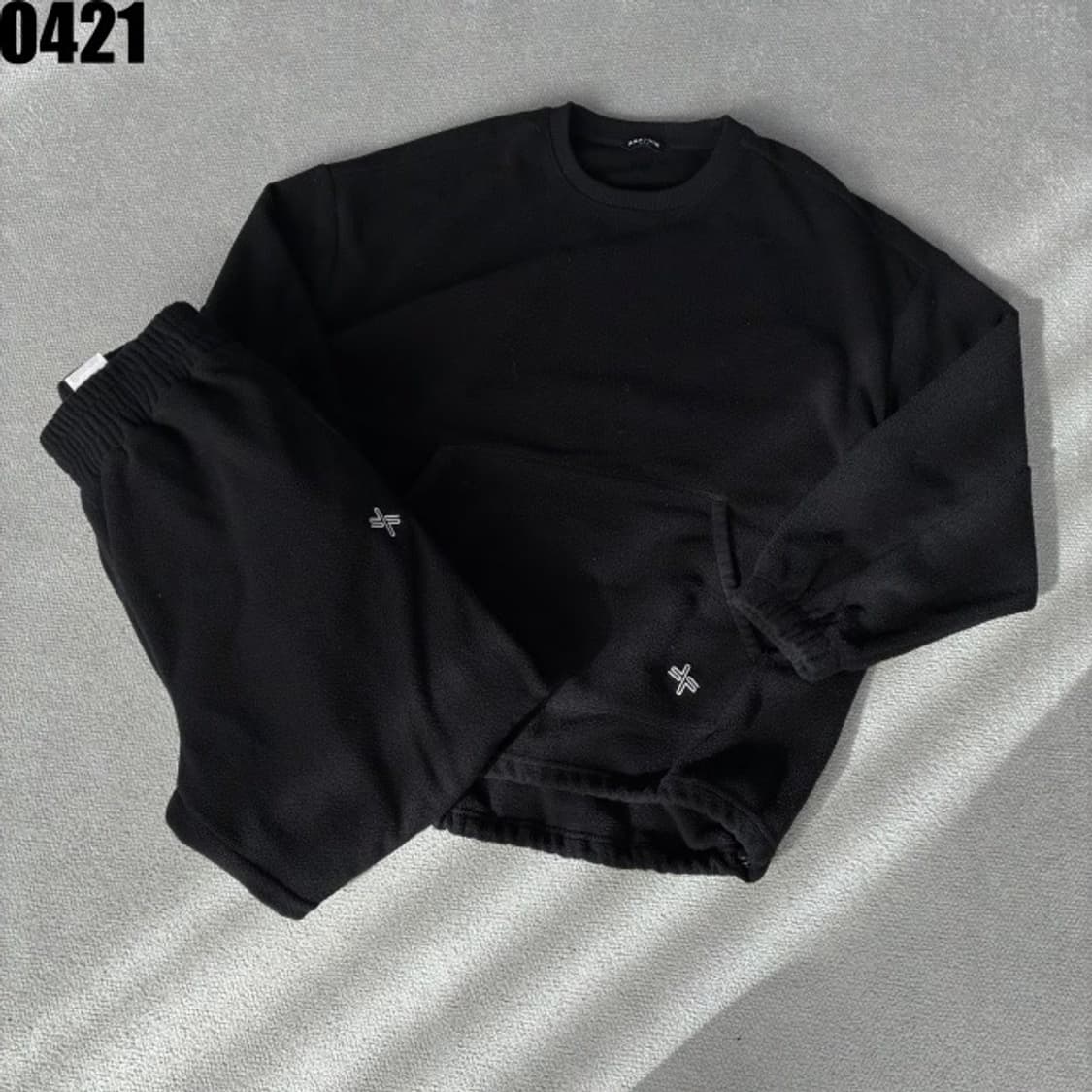 젝시믹스 검정색 상하의 트레이닝 세트 Free 상품이미지1