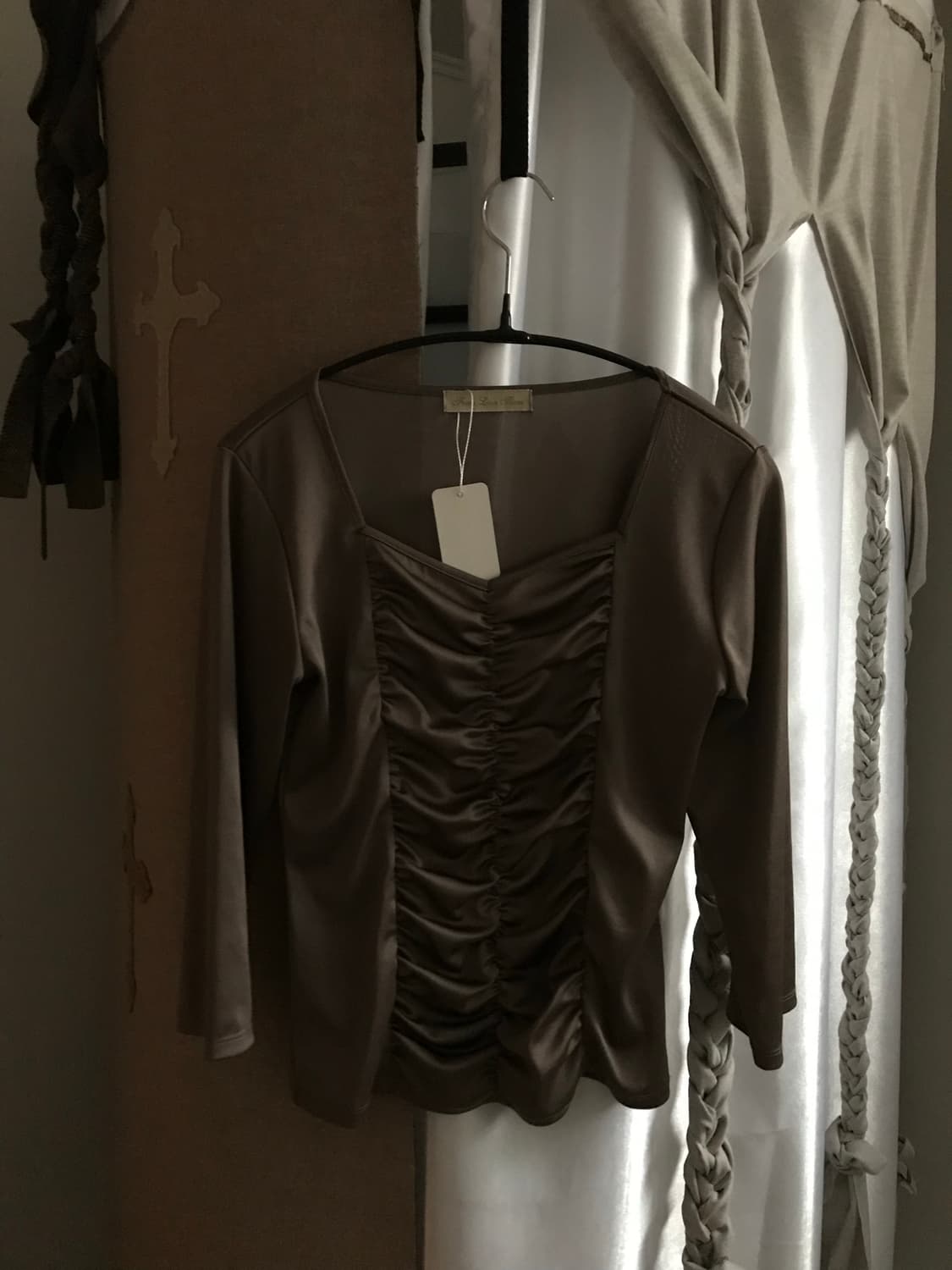 vintage shirring top 상품이미지5
