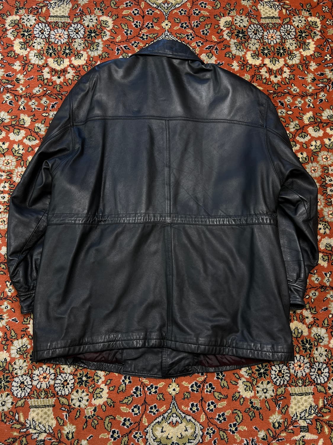 [105] Vautoun 빈티지 램스킨 하프 가죽 자켓 상품이미지2