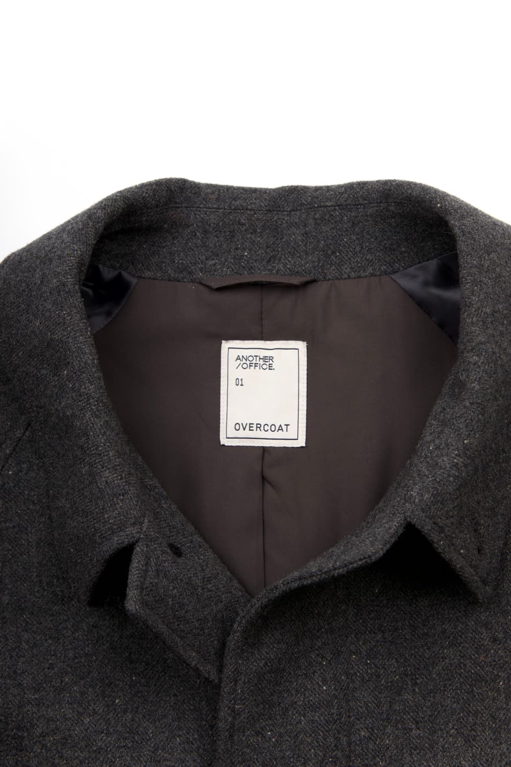 Another office 앰플 캐시미어 발마칸 코트 헤링본그레이 상품이미지3