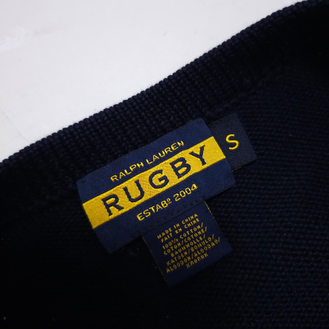 폴로 럭비 보트넥 코튼 니트 상품이미지3