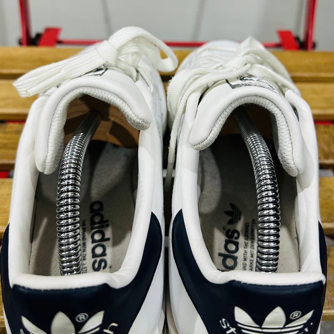 265) 아디다스 운동화 남성 남자 신발 스탠스미스 화이트 블랙 상품이미지5