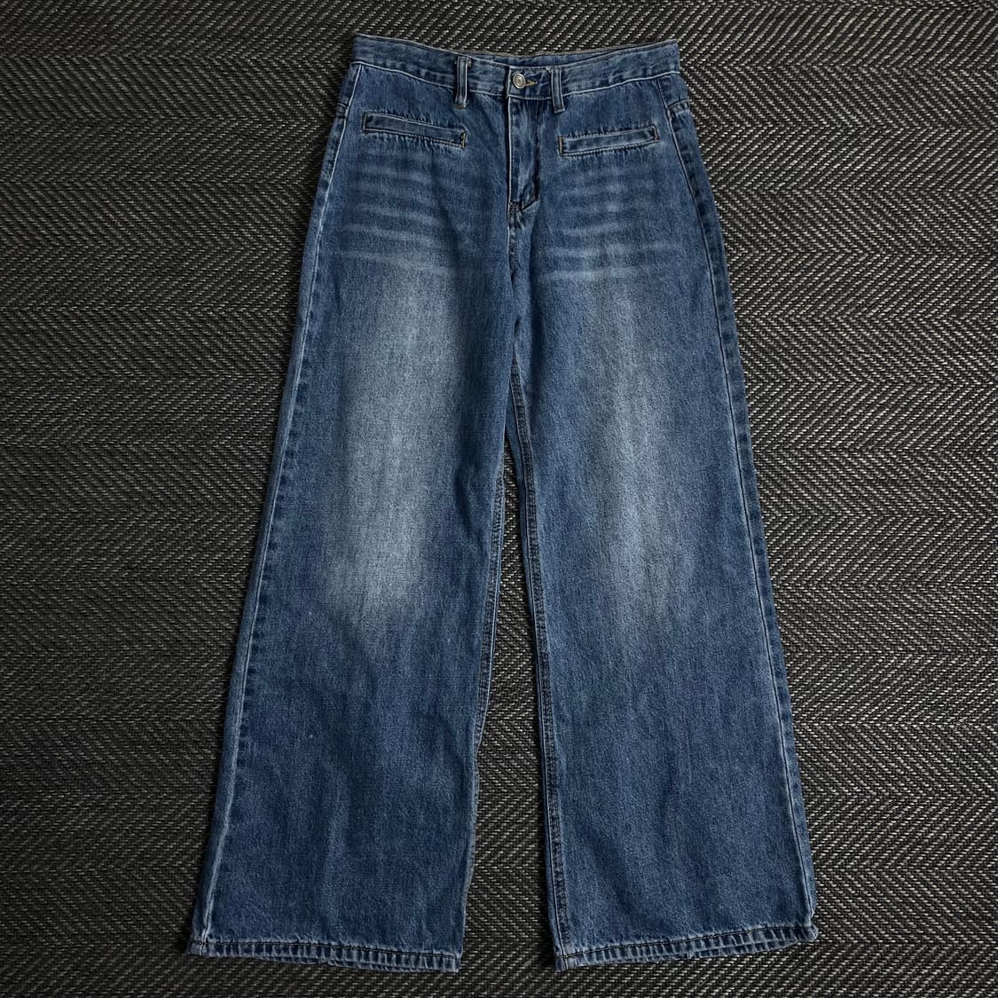 빈티지 데저트 워싱 와이드 데님 팬츠y 3126 상품이미지2