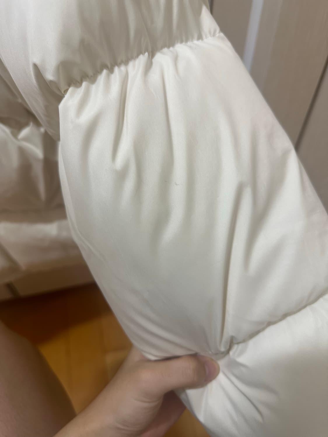 키르시 리버시블 숏패딩 아이보리 상품이미지7