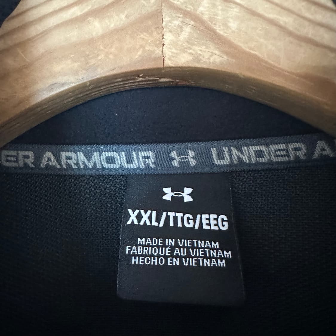 2XL 언더아머 플리스 블랙 상품이미지3