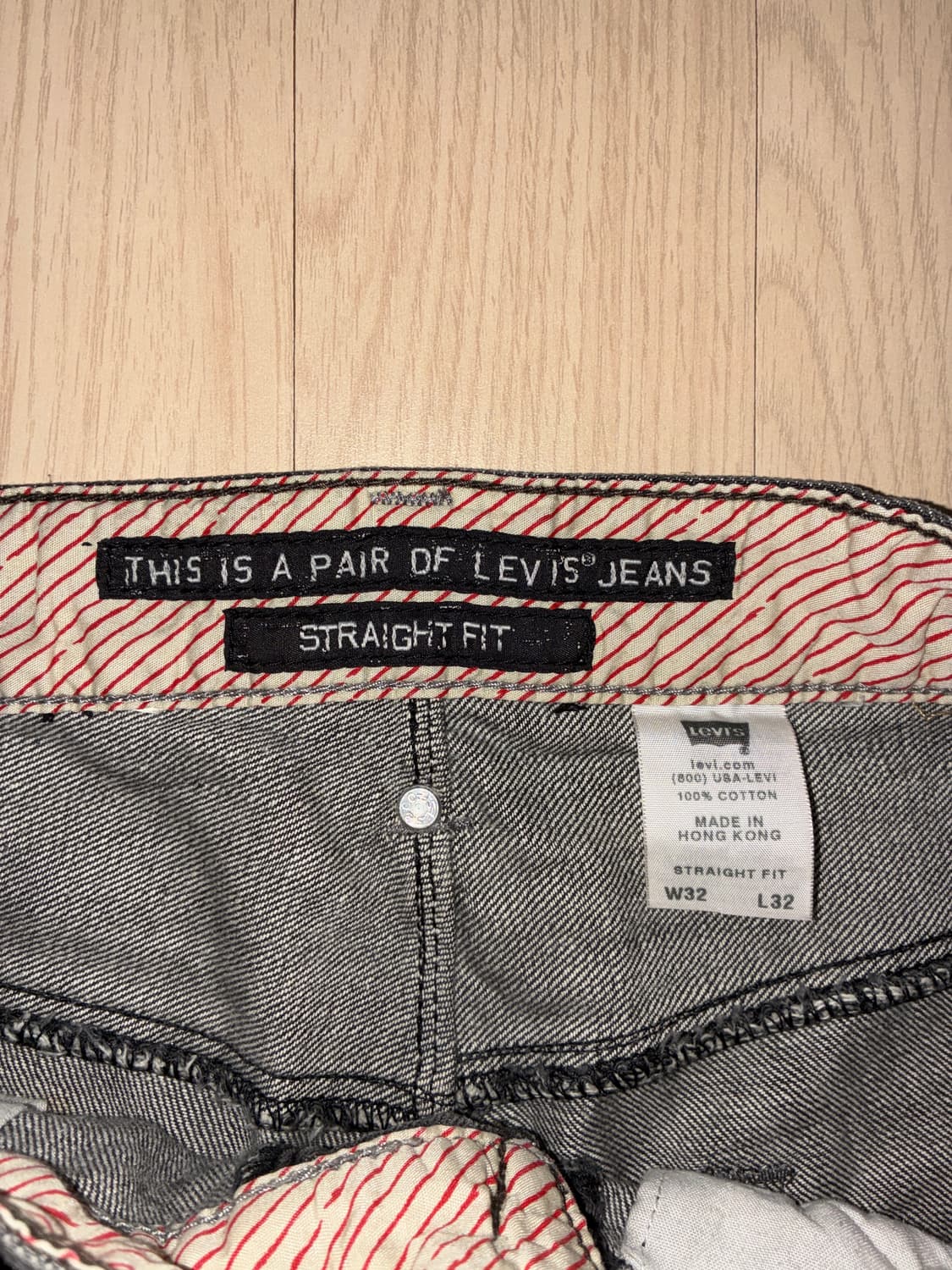 리바이스 517 블랙 흑청 빈티지데님 상품이미지6