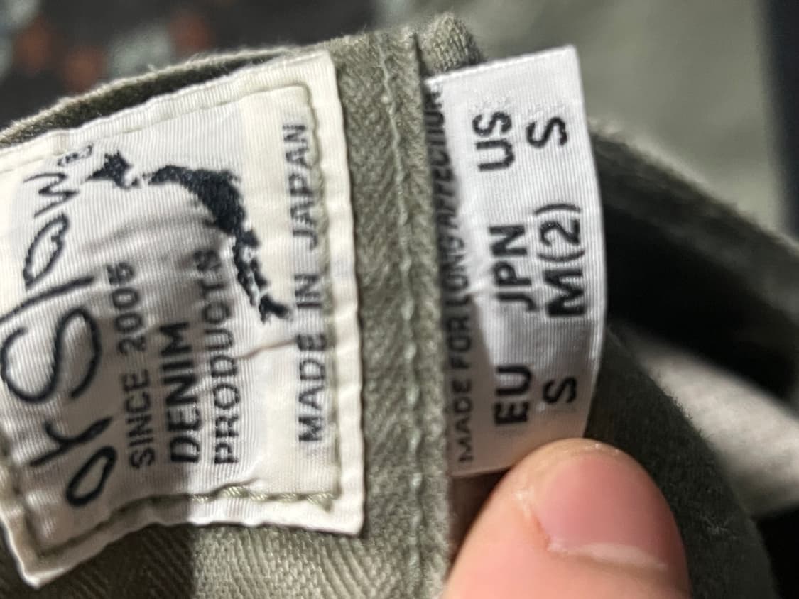 오어슬로우 40s 헤링본 프렌치 아미 팬츠 m 상품이미지4