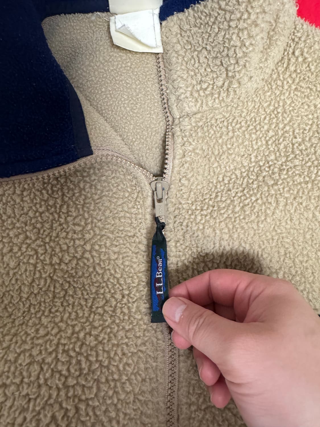 90년도 엘엘빈 풀오버 플리스 후리스 (칸예 착용) 상품이미지3