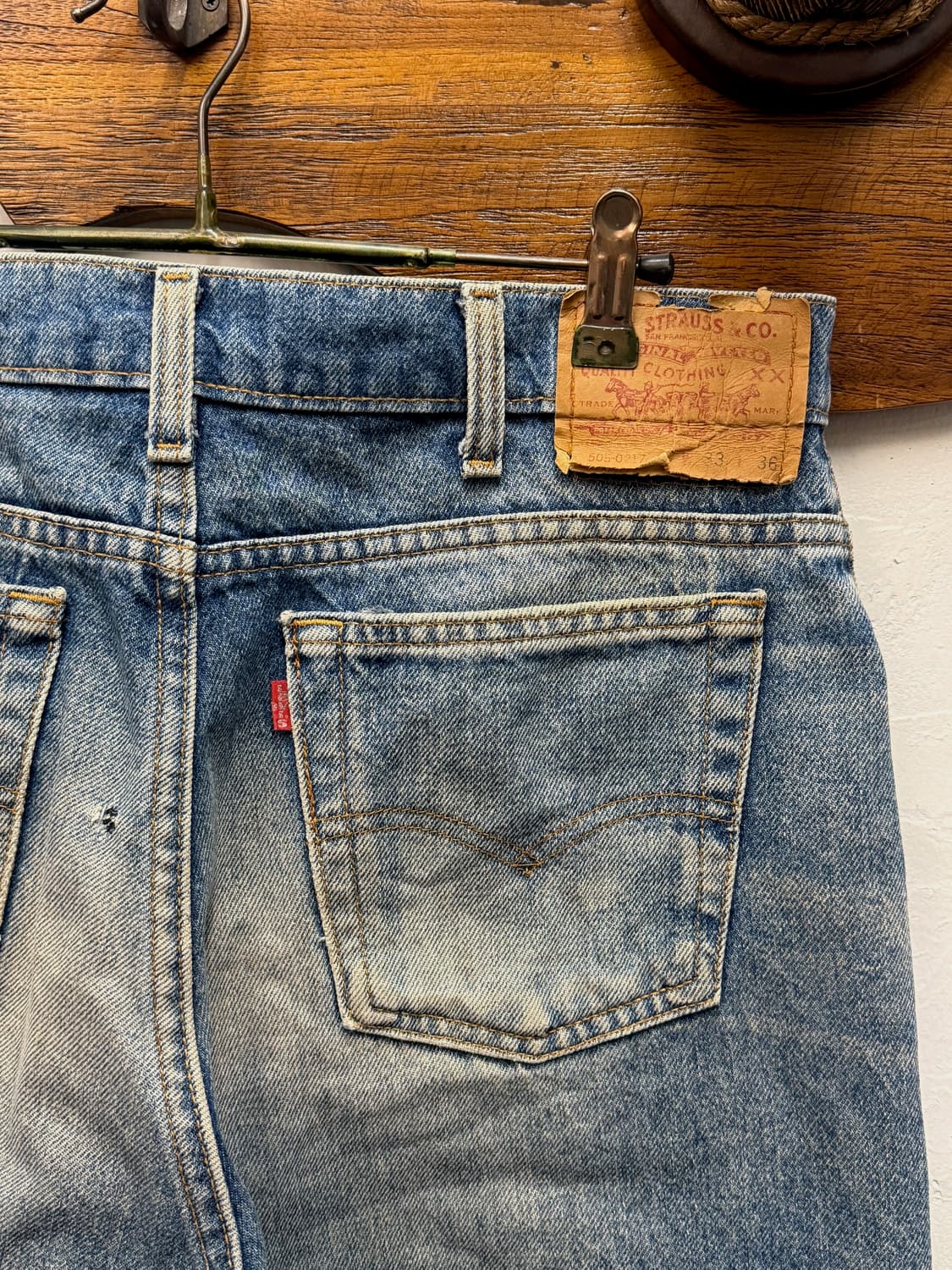 90s USA Levi’s 505 Regular Denim Pants 상품이미지3