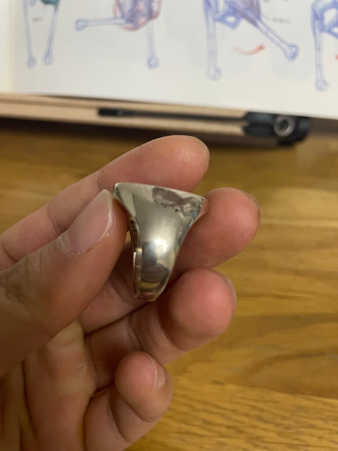 Rawhyde 실버 터키석 반지(18size) 상품이미지6