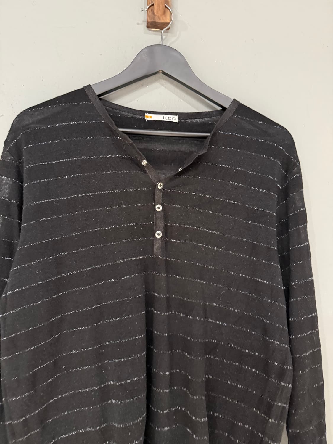 glitter stripe see-through long sleeve 상품이미지5