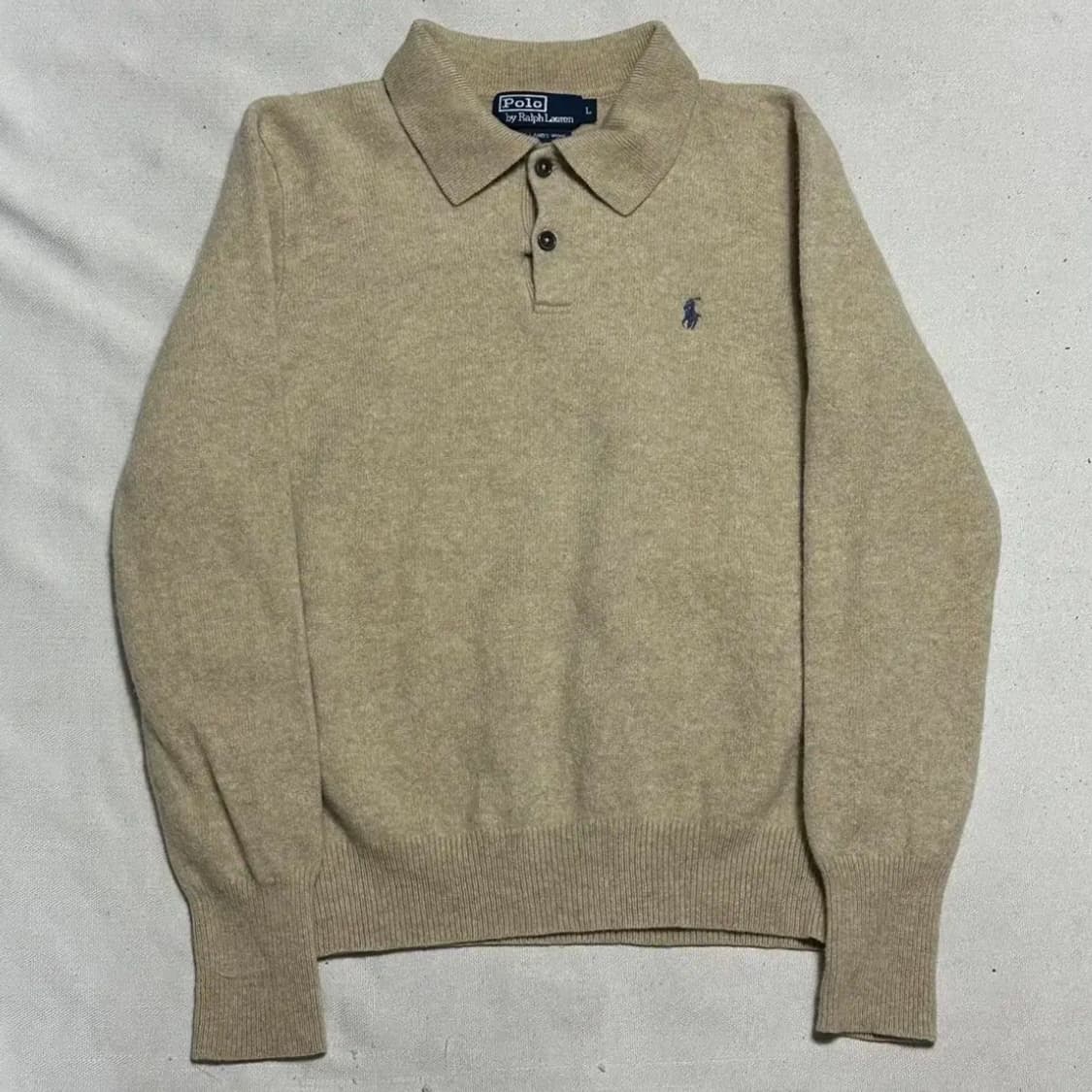 폴로랄프로렌 블루 포니 여성용 램스울 카라 니트 상품이미지2