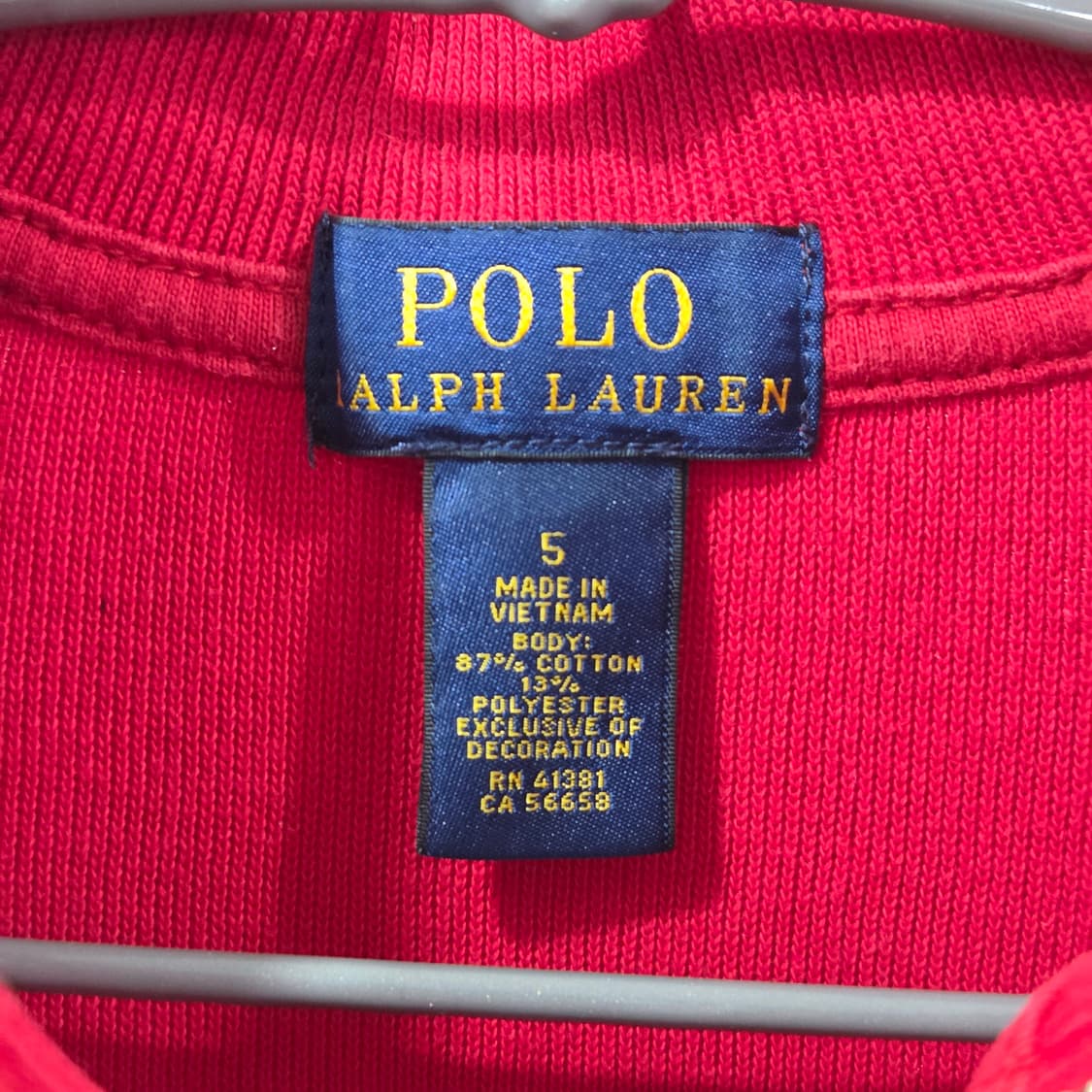 폴로랄프로렌 키즈 코튼 풀오버 하프집업 5 상품이미지3