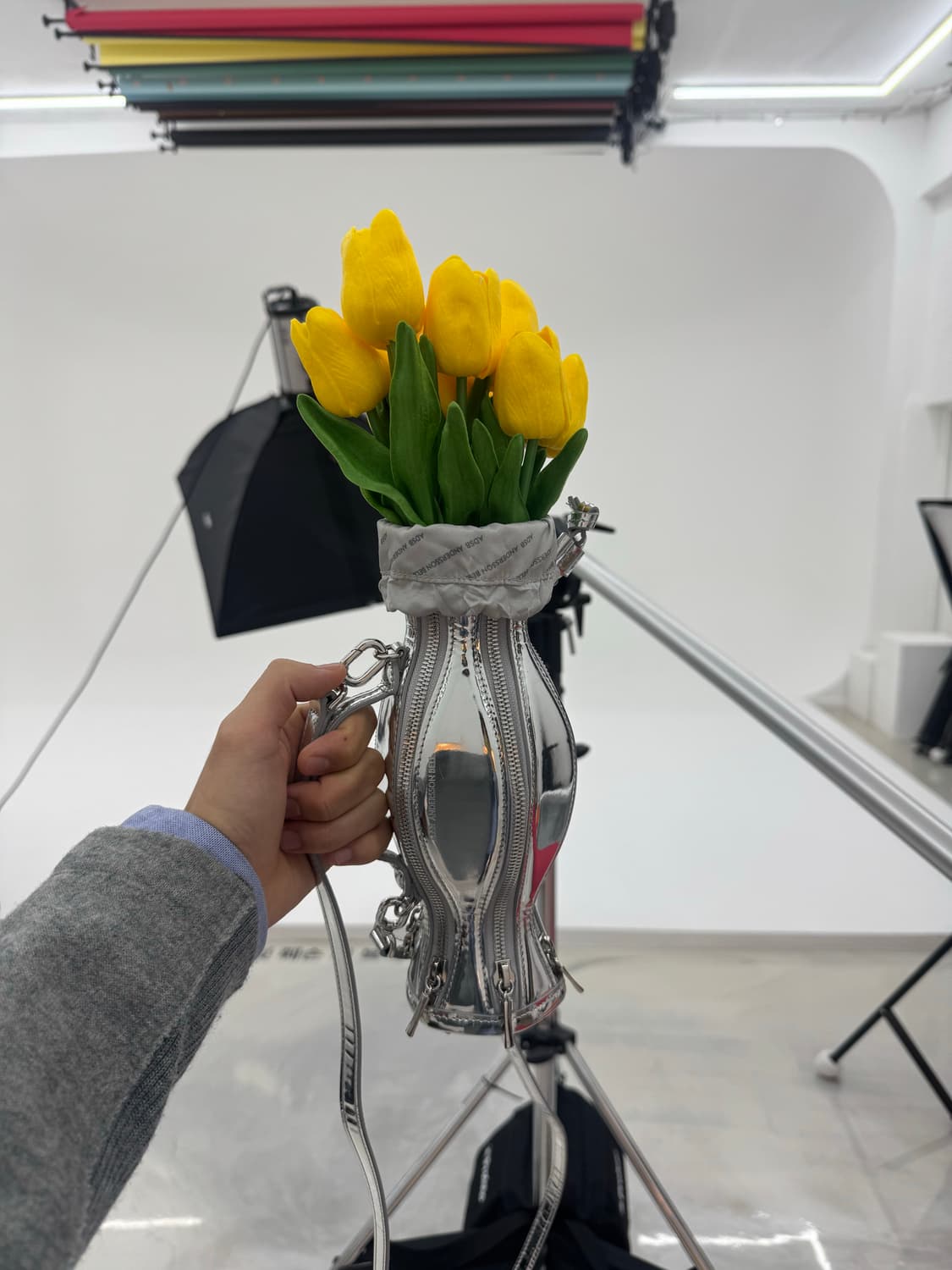 앤더슨벨 바소 백 (silver) 상품이미지9