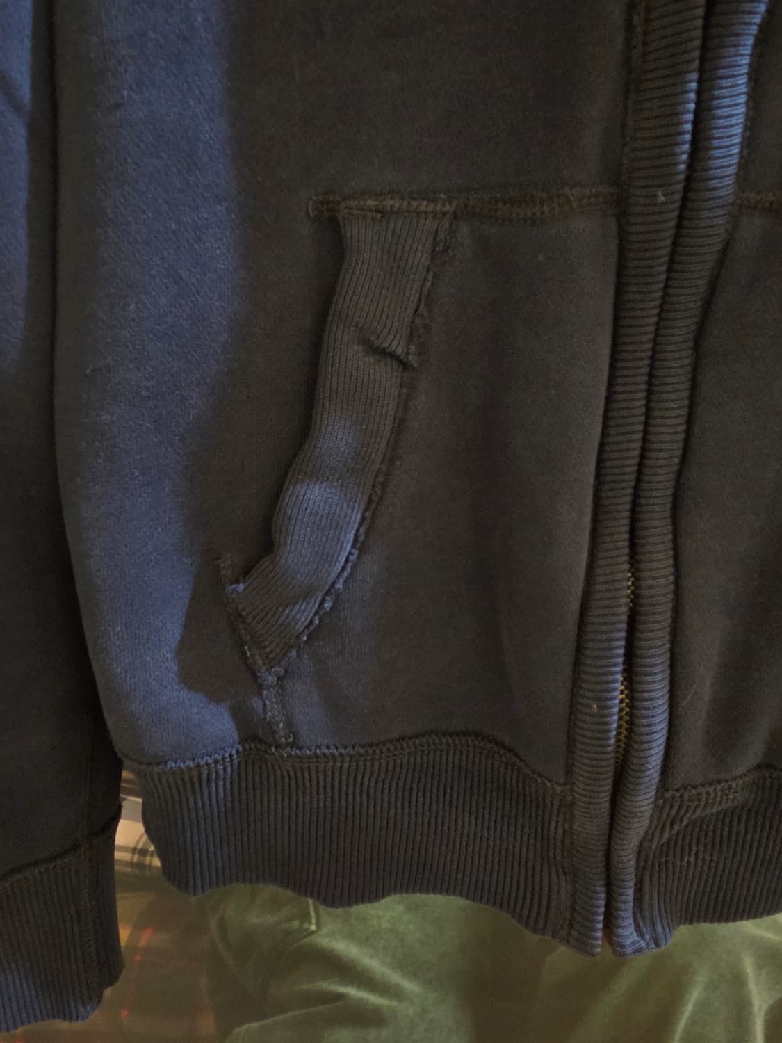 아베크롬비 네이비 양털후드집업 상품이미지5