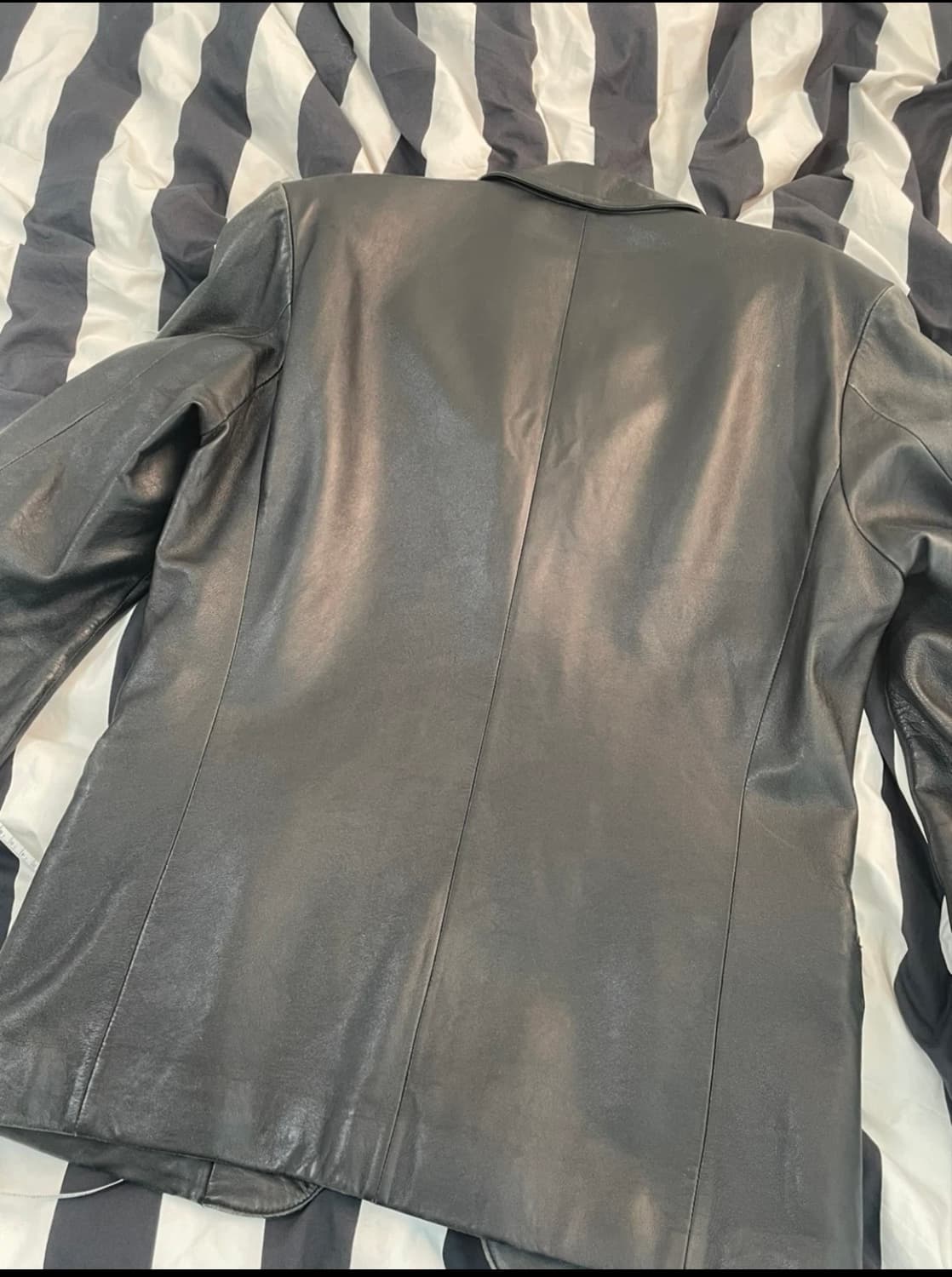 상아모피 블랙 양가죽 블레이저 95 상품이미지5