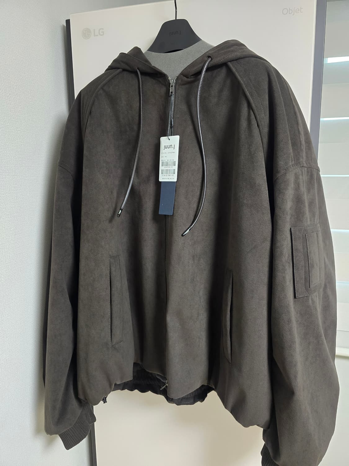 준지/25fw스웨이드후드집업/52 상품이미지1