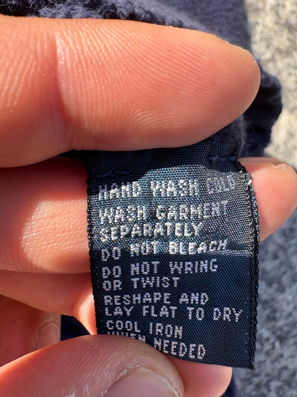 90s 폴로 니트 네이비 상품이미지5