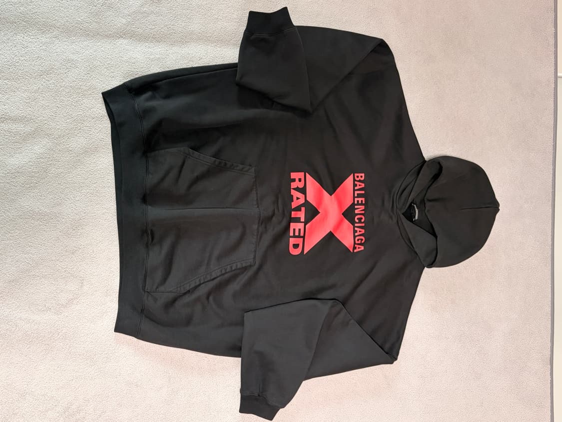 발렌시아가 엑스레이티드 후드티 판매(110-115) 상품이미지1