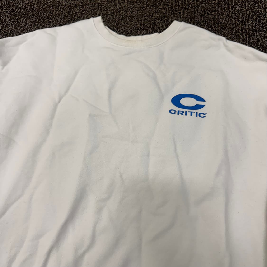 CRITIC 크리틱 로고 맨투맨 M 상품이미지2
