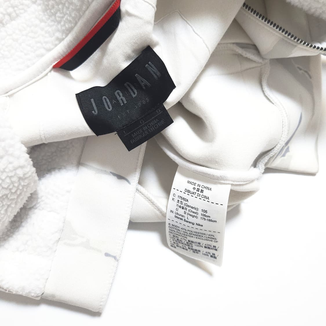 나이키 조던 플라이트 테크 카모 아노락 하프 집업 상품이미지8