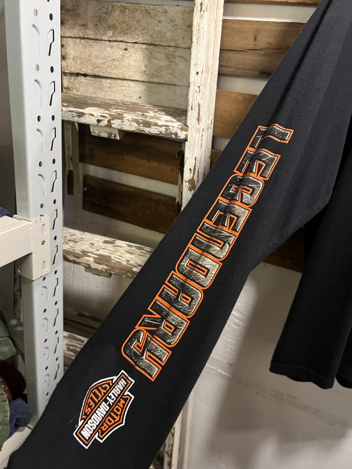 [2XL]00's 할리 데이비슨 USA Made 알래스카 롱슬리브 티셔츠 상품이미지5