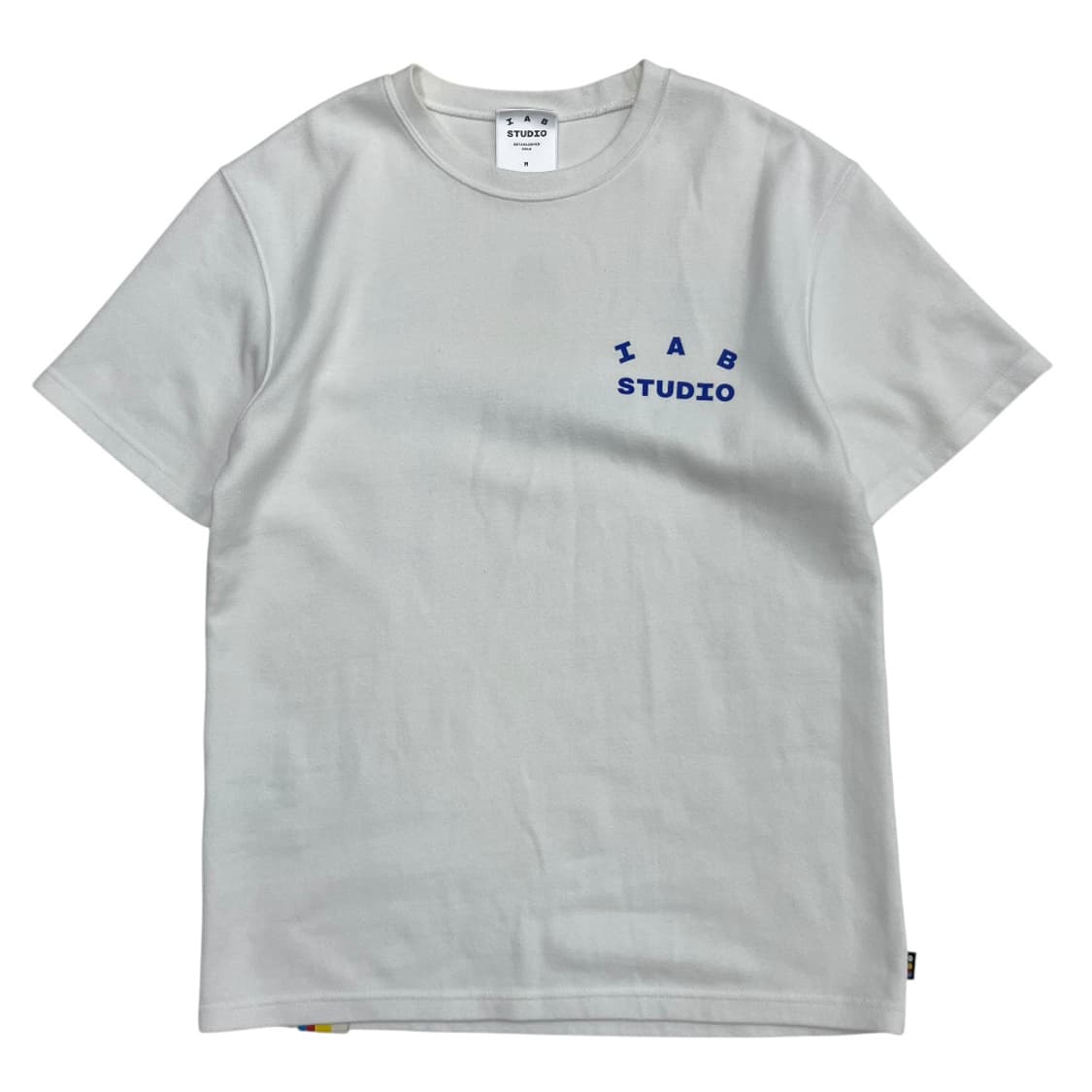 아이앱스튜디오 블루 로고 화이트 반팔 M 상품이미지3