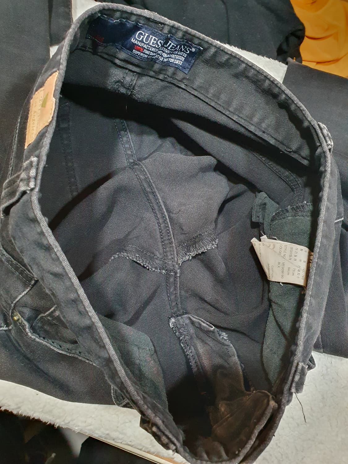 게스 블랙진 데님 팬츠 여성용 29사이즈 2200316 상품이미지6