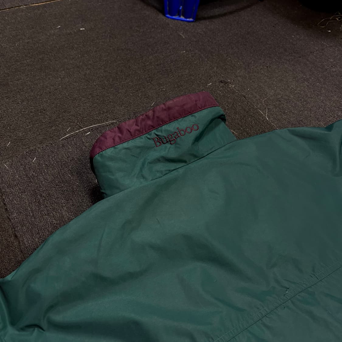 90s 콜롬비아 재팬 그린 나일론 자켓 등산 바람막이 점퍼 XL 상품이미지5