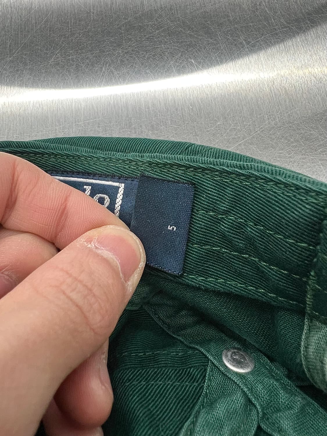 90s 폴로 랄프로렌 딥 그린 폴로 베어 볼캡 상품이미지6