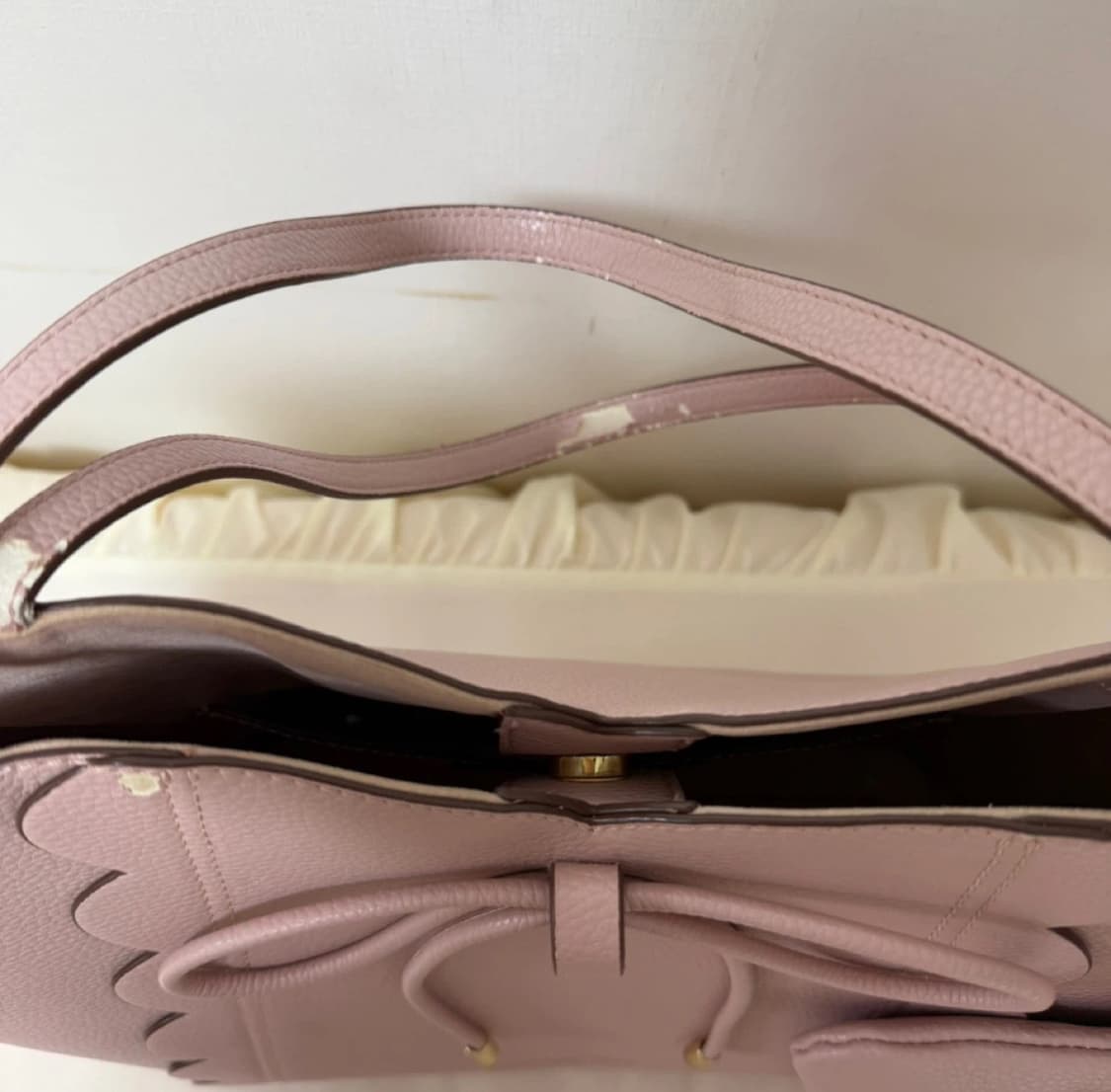 사만다베가 핑크 도트백 갸루 스나계 상품이미지4