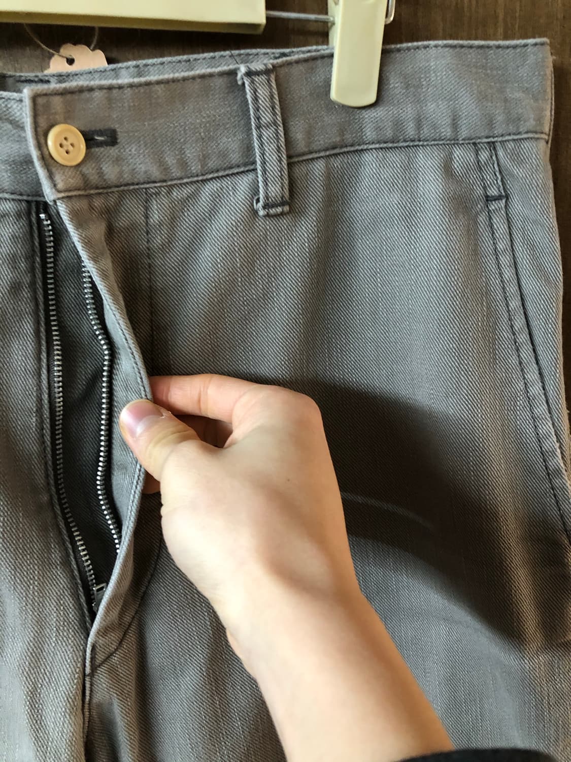 Comme des garcons homme 그레이 데님 팬츠 L 상품이미지3