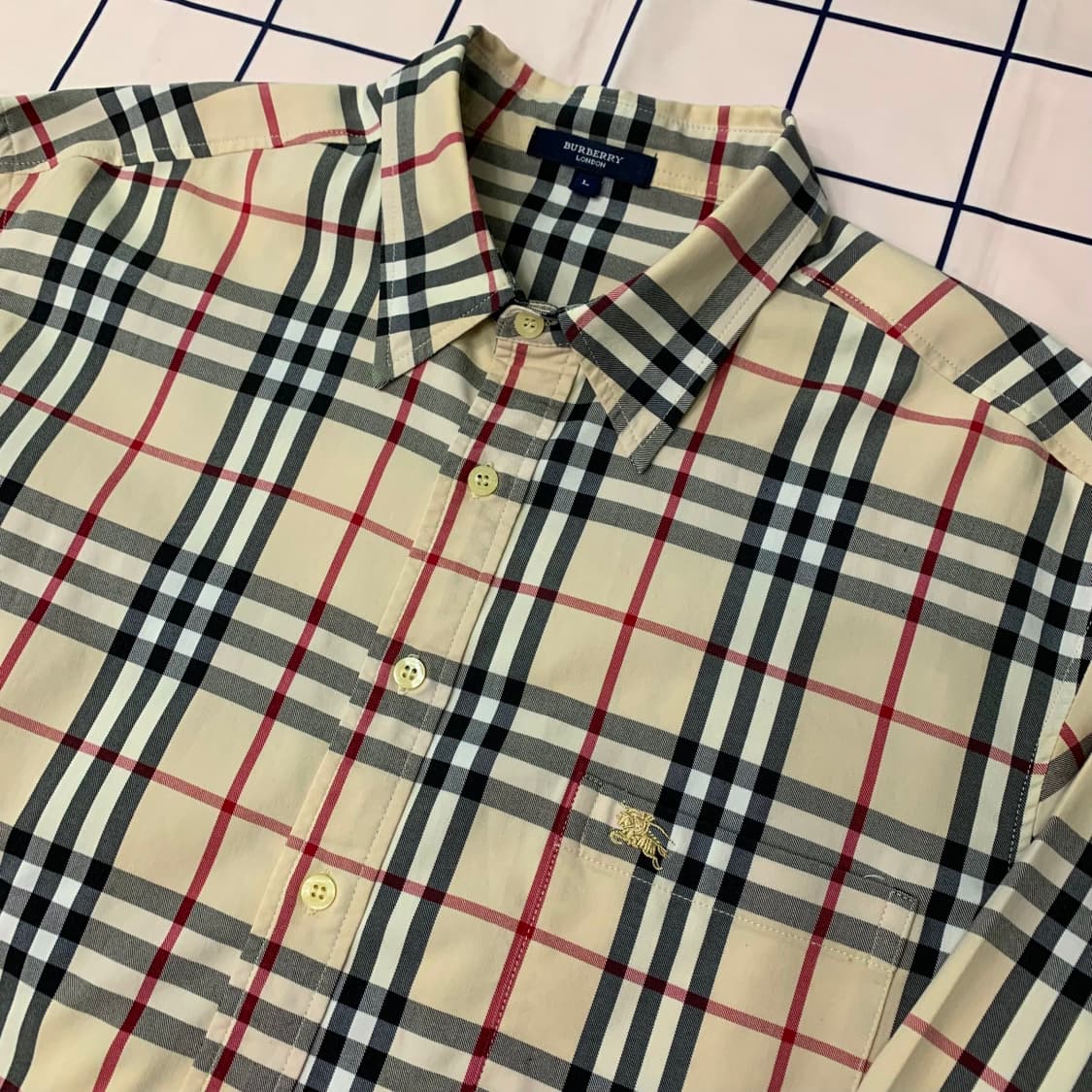 버버리 신형 노바체크 셔츠(정품) 상품이미지3