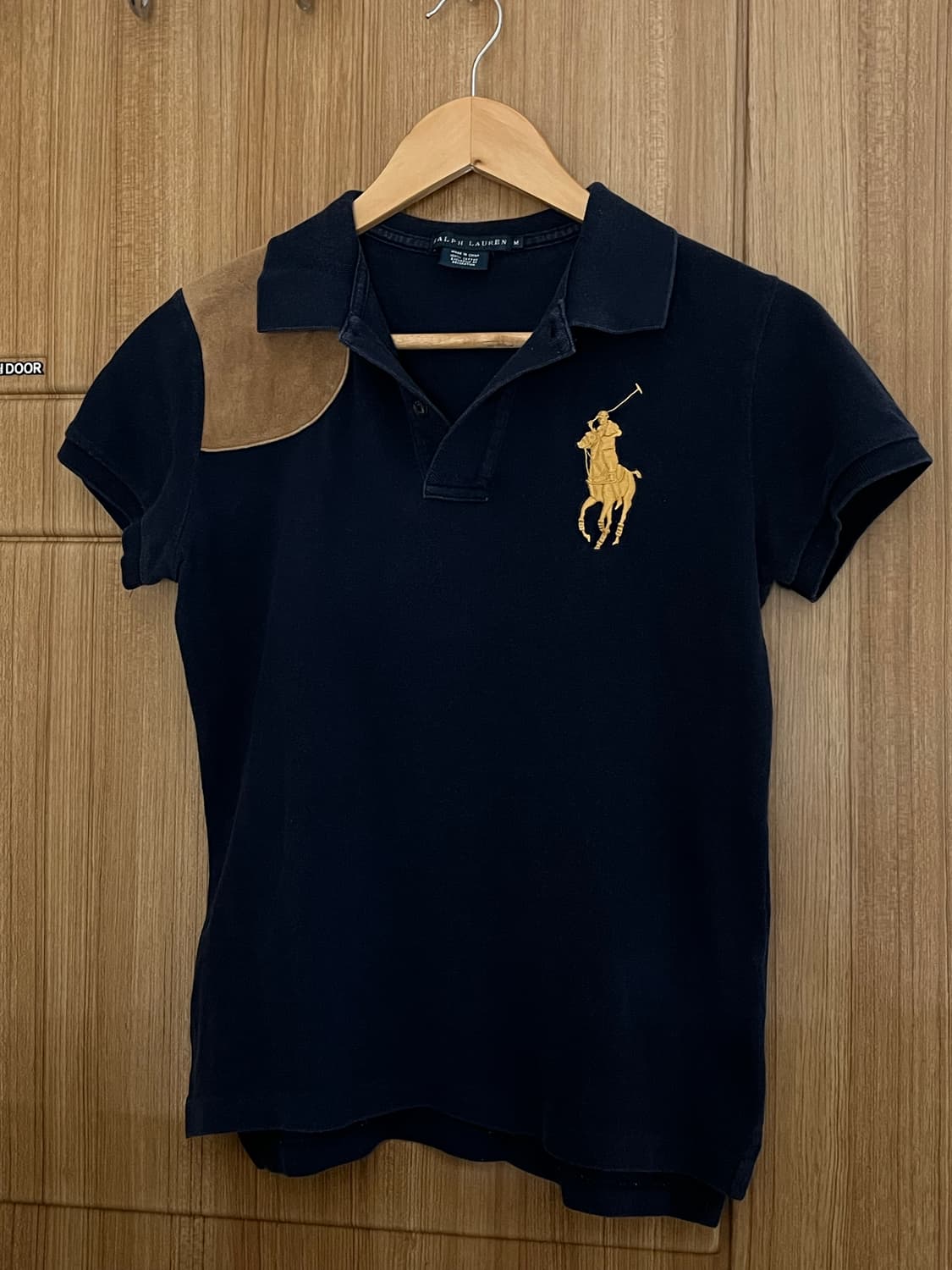 폴로 랄프로렌 빅포니 빅골드포니 네이비 반팔티 상품이미지1