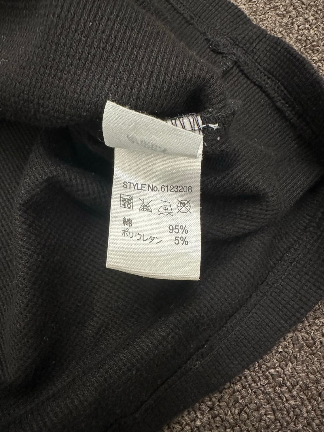 L)아비렉스 v넥 블랙 롱슬리브 상품이미지6