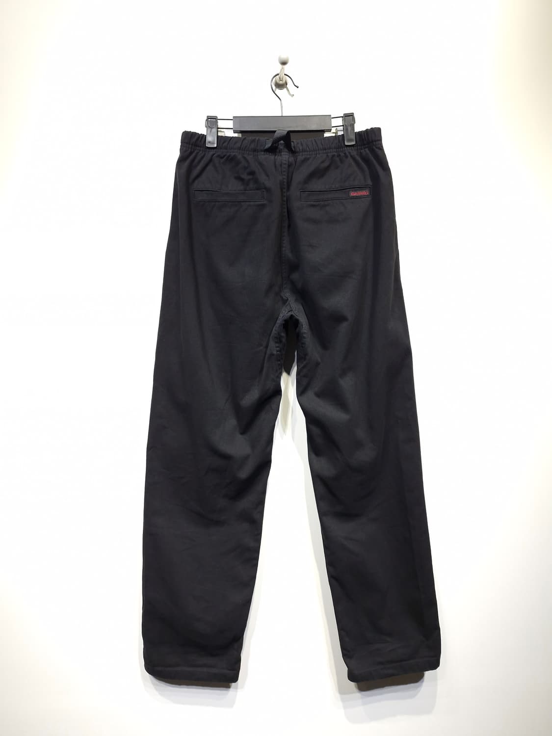 그라미치 GRAMiCCi 벨티드 코튼 팬츠 블랙_L 상품이미지2