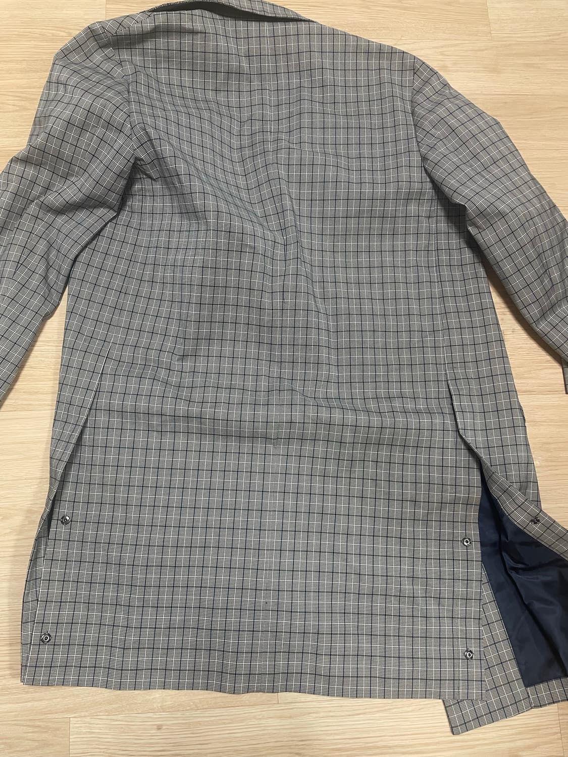 And Z 체크코트 100 사이즈 상품이미지3