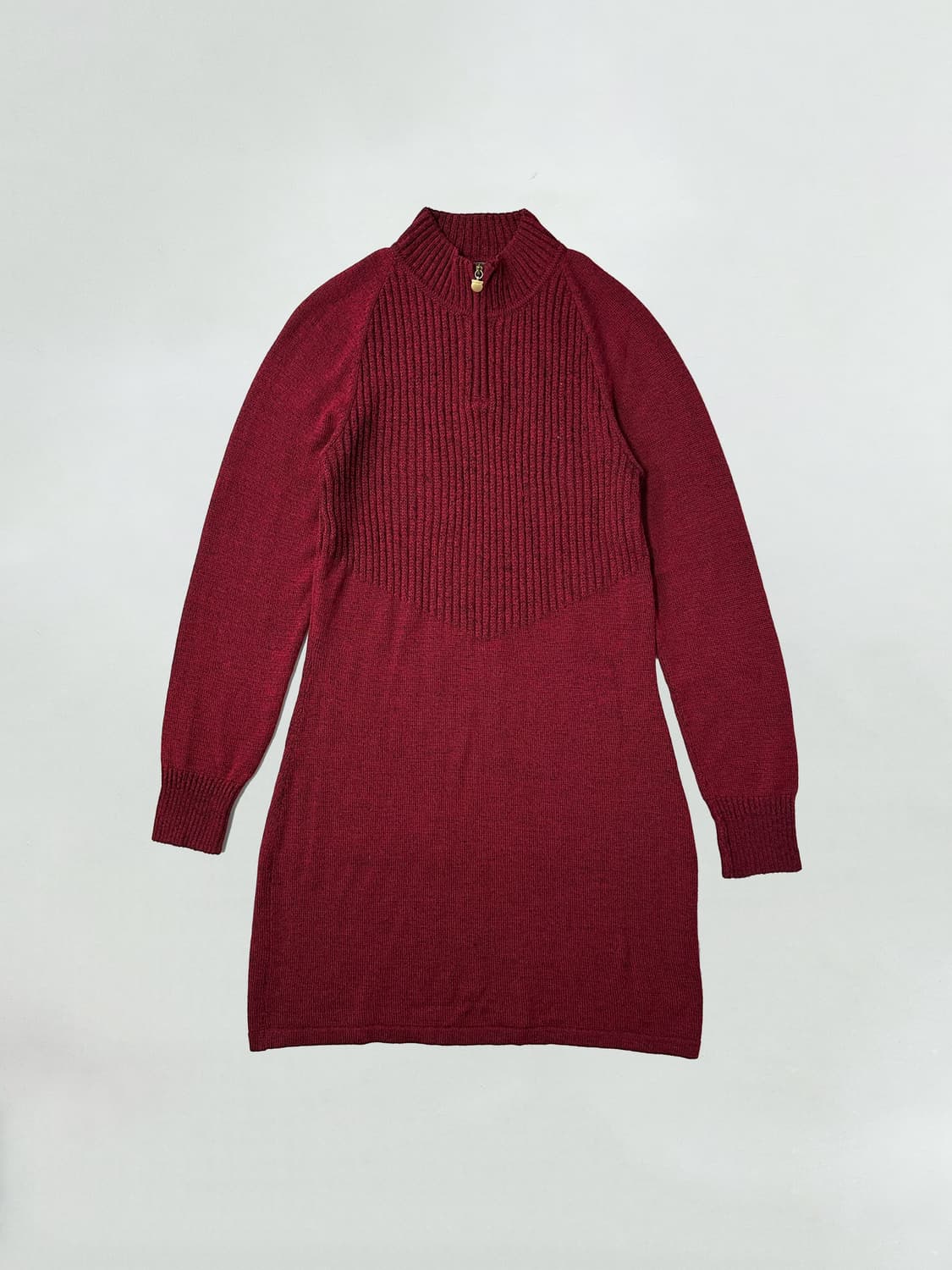 페라가모 로고집업 니트 원피스 상품이미지1