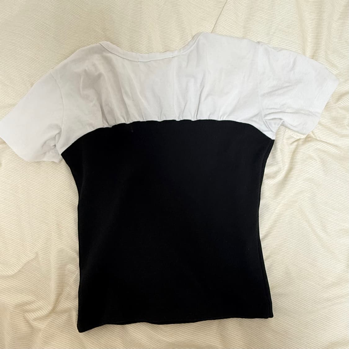 Layered Tube Top T-shirt(반소매 튜브 티셔츠 ) 상품이미지3