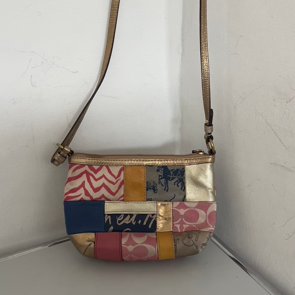 (레어) Coach patchwork mini cross bag 상품이미지2