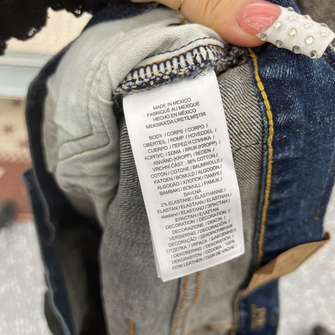 폴로 랄프로렌 빈티지 레트로 캐주얼 데님팬츠 34인치 C10318 상품이미지6