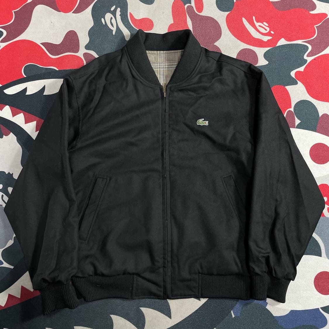 라코스테 LACOSTE 리버시블 블루종 자켓 상품이미지2