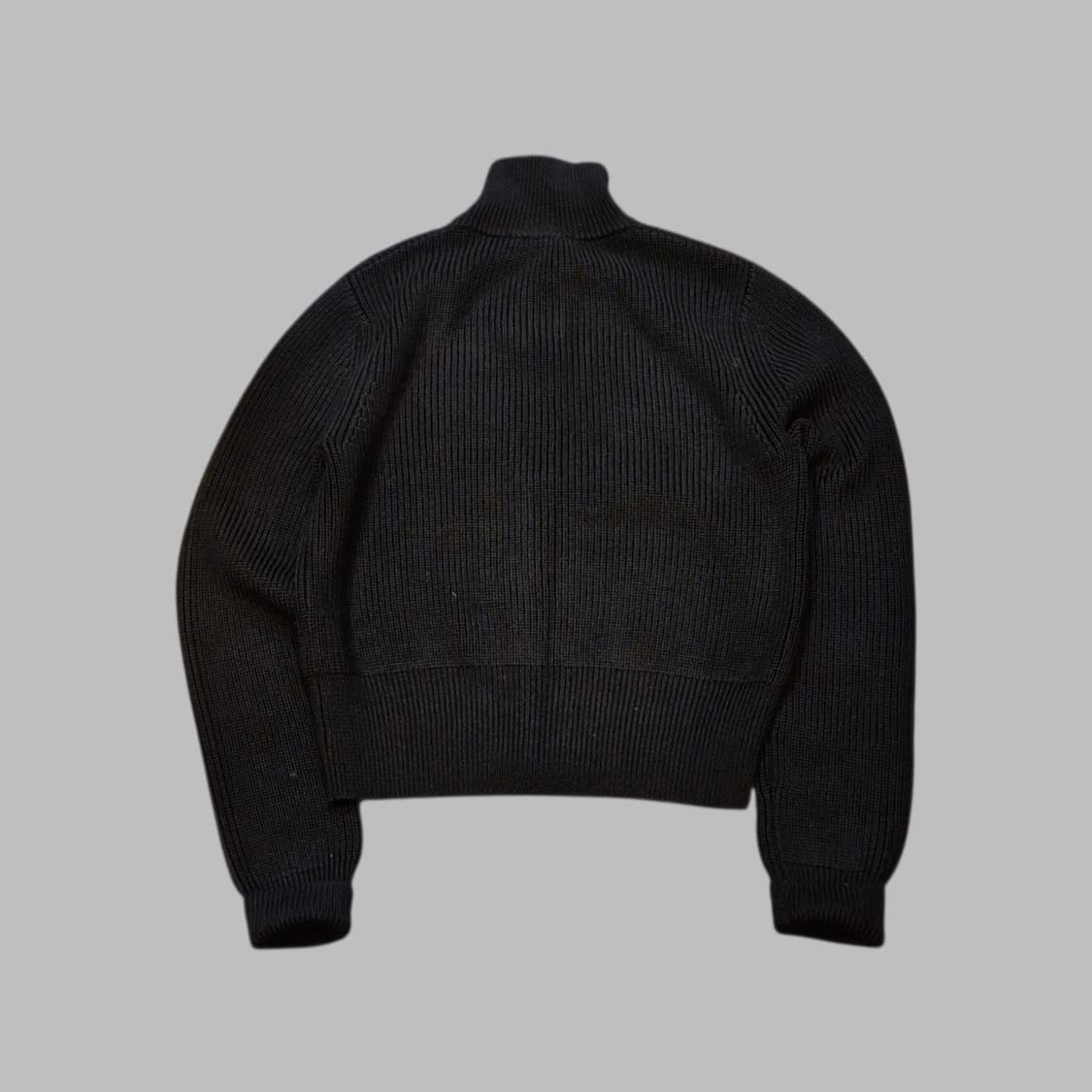 여성-S 자라 블랙 숏 집업니트  상품이미지2